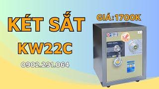 Bán két sắt giá rẻ Việt Tiệp KW22C | Két sắt mini khóa cơ