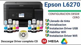 Impresora Epson L6270 - Configuración desde Cero - Inicialización de Impresora - Habilitar Wifi