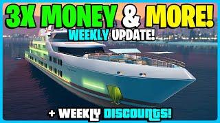 GTA 5 Online Weekly Update! 3X Money & More!