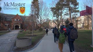 McMaster University Campus | Virtual Walking Tour 2023 | 4K HDR