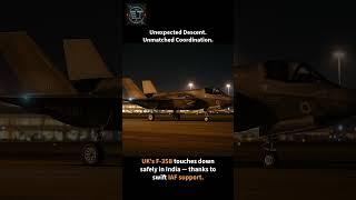 UK’s F-35B Makes Emergency Landing in India  | IAF’s Swift Response Saves the Day