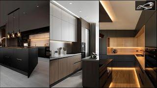 Modern Open Kitchen with Living Room | Small Space Saving Kitchen  | Breakfast Bar Counter | I.A.S.