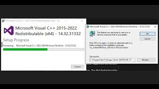Microsoft Visual C++ Error Feature You Are Trying To Use Is On Network Resource That Is Unavailable