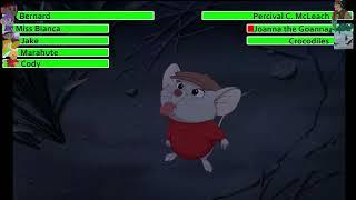 The Rescuers Down Under (1990) Final Battle with healthbars