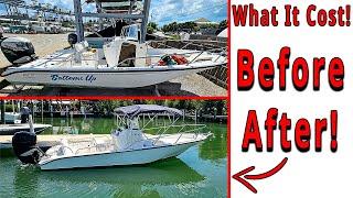 Restoring A 22' BOAT! Total COST!