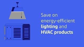 Instant Discounts on Lighting and HVAC