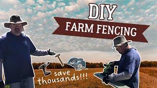 Save Thousands by Making a DIY Wood Farm Fence