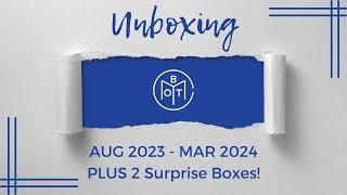 BooksMcD Unboxed | August 2023 - March 2024 BOTM | Plus 2 Surprises!