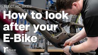 How to Look After Your E-Bike | Rutland Cycling