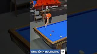 TORBJÖRN BLOMDAHL 3 Cushion Billiards BEST SHOTS ANKARA 2024 | #shorts #billiards #bilardo #당구