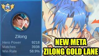 meta terbaru zilong gold lane dijamin savage dari top global zilong mobile legends