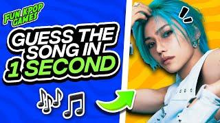 GUESS THE KPOP SONG IN 1 SECOND #2 - FUN KPOP GAMES 2023