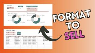 How to format a google sheet to sell as a digital product (Beginners Guide)
