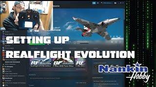 Setting up Realflight Evolution RC Flight Simulator through Steam!