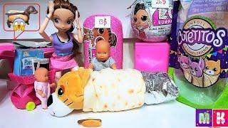 A LOT OF SURPRISES FOR KATYA AND MAX a funny family DOLLS CARTOONS COLLECTION of episodes DARINA