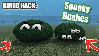 Spooky Bushes BUILD HACK | BLOXBURG ROBLOX | ROBUILDS