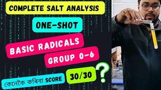 One-Shot Salt Analysis|Basic Radical Detection|Class11|Class 12 Practical #class12practicals #ahsec