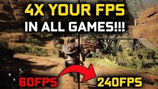 Forget DLSS - Get 4X Your FPS in ANY Game