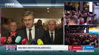 Plenković o Milanoviću: 'Nismo djeca i nemamo mozak golublji'