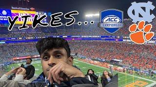 THE ACC CHAMPIONSHIP EXPERIENCE//UNC vs Clemson 2022 Vlog + Rant