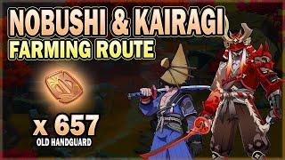 All Nobushi / Kairagi Locations - Efficient Handguard Farming Route - Wanderer Ascension Material