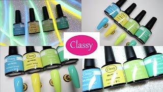 CLASSY NAILS ELECTRIC SUMMER COLLECTION | Spangley Nails