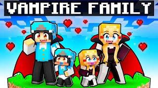 Having a VAMPIRE FAMILY in Minecraft!