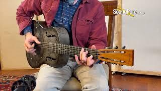 National NRP 12 Fret Resonator Blackrust #344