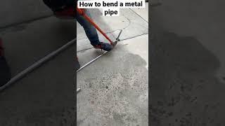 This is how to bend a metal pipe #how #bender #tools #homedepot #electric #architecture