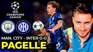 MAN CITY INTER 0-0 BARELLA e BASTONI SONTUOSI...TAREMI alla DZEKO!