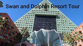 Swan and Dolphin Resort Tour | Disney Partner Hotel | 2021