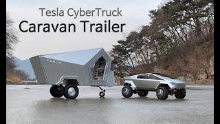 테슬라 사이버트럭 캠핑카 주행테스트 (Tesla Cybertruck & Polydrops Trailer)