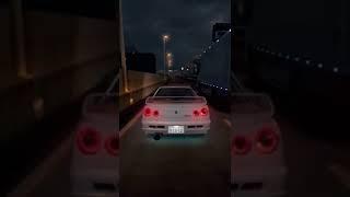 The R34 on Night Runners sounds so good #gtr #jdm