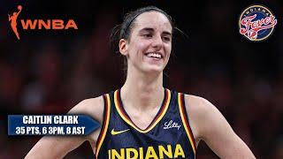 Caitlin Clark NEW CAREER HIGH  35 PTS in Fever win vs. Wings | WNBA on ESPN