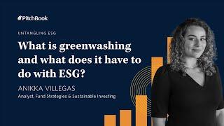 What is greenwashing and what does it have to do with ESG?