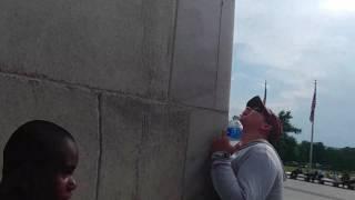 Neville Boone at the Washington Monument