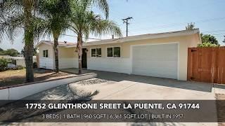 Home For Sale At 17752 Glenthorne Street, La Puente, CA - Real Estate Property Tour!