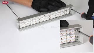 KLUŚ Design - LIPOD-50 enables the construction of modern LED lighting fixtures with a line of light