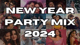 NON STOP NEW YEAR BOLLYWOOD PARTY MIX 2024 | BOLLYWOOD DANCE PARTY DJ MIX NEW YEAR SONG MASHUP 2024