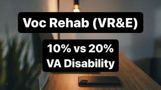 Voc Rehab (VR&E) Employment Handicap vs Serious Employment Handicap