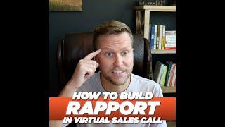 How To Build Rapport In Virtual Sales Call #shorts
