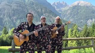 TRIO GALANTES performs Roberto Cantoral's "La Barca" high up in the Dolomites, Italy.