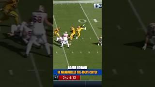 Aaron Donald MANHANDLED the 49ers Center!