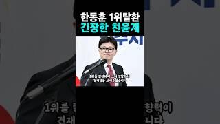 한동훈 복귀!! 실시간 1위 #한동훈 #위드후니 #국민의힘