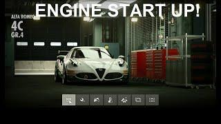 Alfa Romeo 4C Group 4 GT Sport Engine Start Up #GranTurismo #Engine #StartUp  #Alfa #Romeo #4C #ASMR