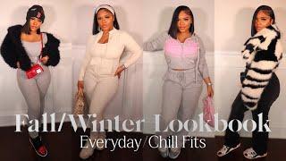 EVERYDAY CHILL FALL/WINTER LOOKBOOK/Haul ️| FASHION NOVA , SHEIN, PRETTYLITTLETHING + more