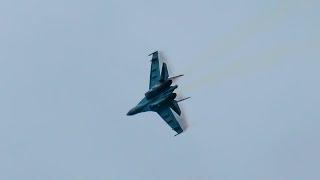 GreatFlyer. Fighter Jet Sukhoi SU-35S Action Display. Loud Sound / СУ-35С в действии. Громкий звук