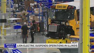 Lion Electric suspending operations at Joliet plant amid layoff of 400 employees