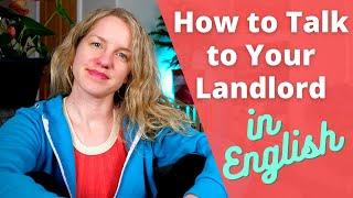 How to Rent an Apartment and Talk to Your Landlord in English | Intermediate - Advanced ESL Lesson