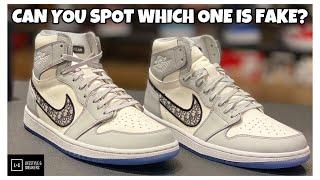 HOW TO SPOT FAKES: AIR JORDAN 1 DIOR COMPARISON